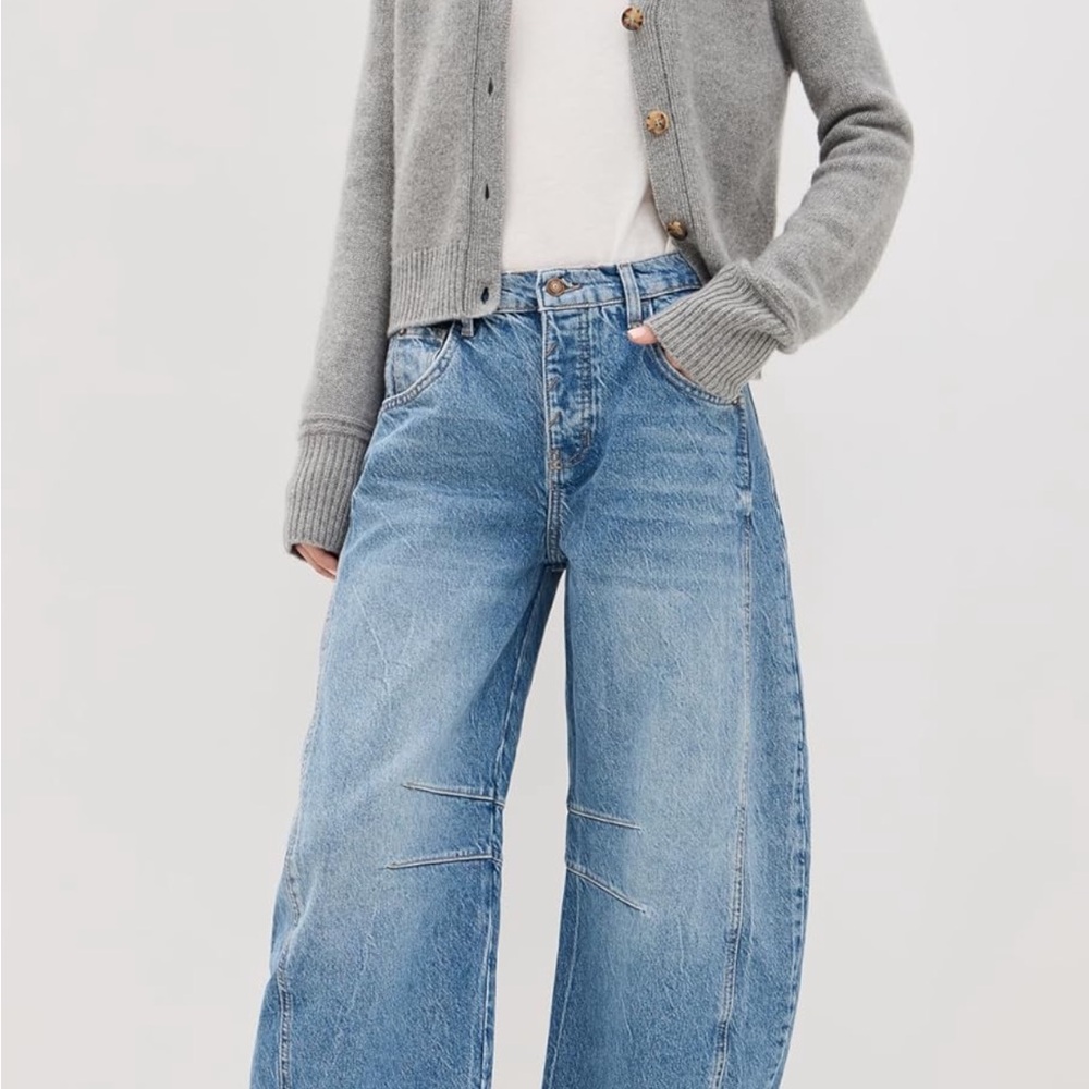 Free People Blue Women's Jeans, we the free, size 25